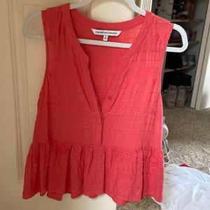 Cupcakes & Cashmere peplum-y blouse